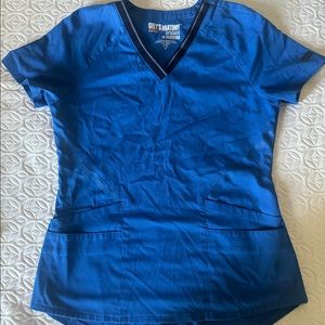 Blue Grey’s Anatomy scrub top